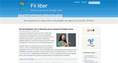 Desktop Screenshot of fii-liber.ro